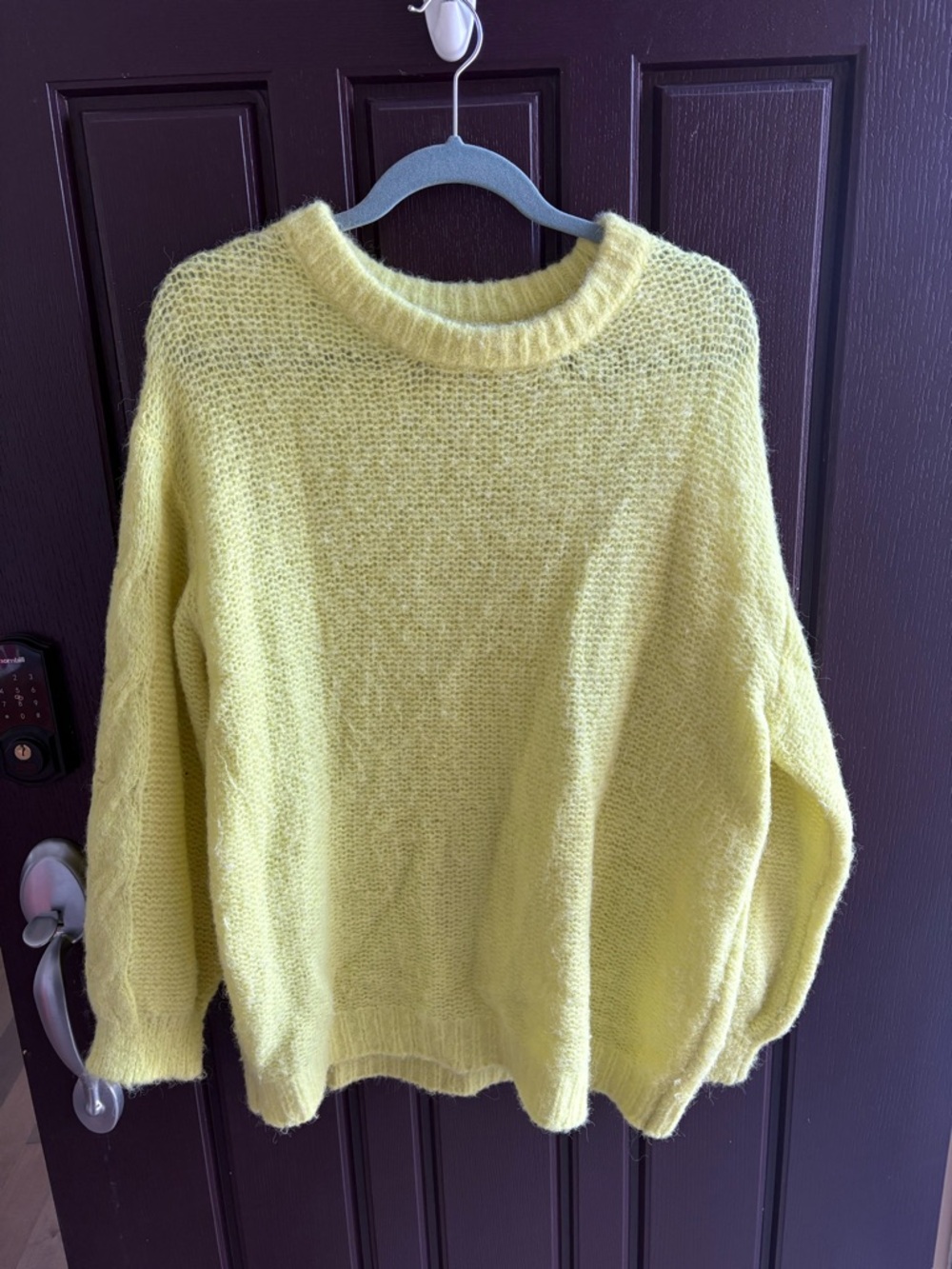 Smash + Tess fluorescent yellow sweater